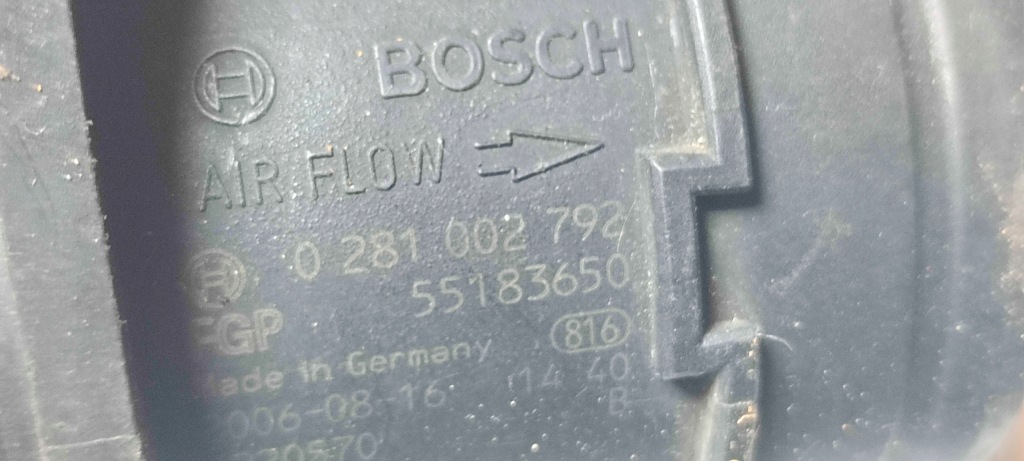 Расходомер fiat grande punto doblo stilo 55183650 1.3 jtd Недорого