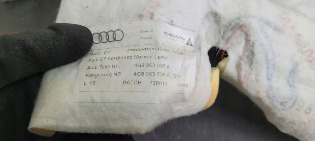 фото №9, A6 c7 4g мат підігрів сидіння перед килимки передні a7 4g a4 b8 a5