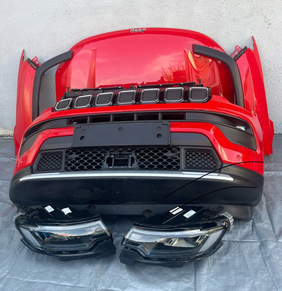 фото №2, Jeep compass ii lift бампер лампы led капот перед