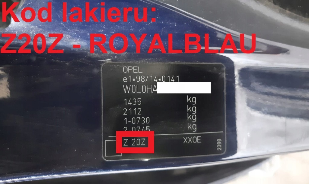 фото №14, Дверь правое задняя задние z20z opel agila a i fl 03-07