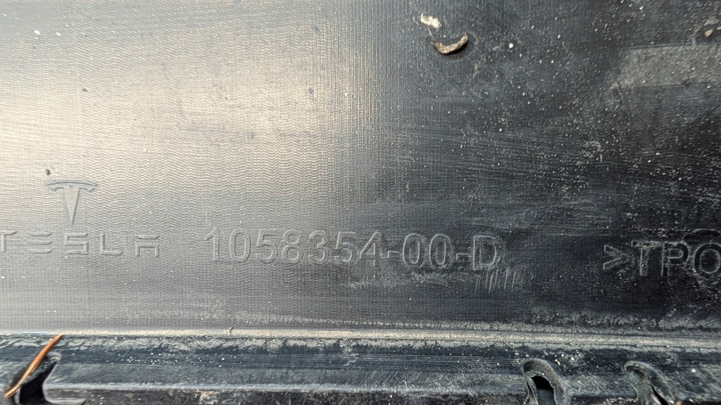 фото №12, Tesla x 15-25 бампер задній задня спойлер дифузор накладка 1058354-00-d