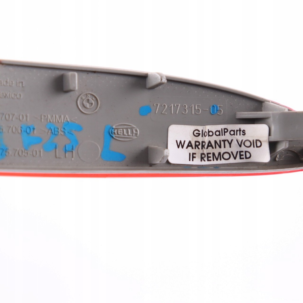 фото №10, Bmw x3 f25 відбивач бампера лівий задня задній червоний 7217315