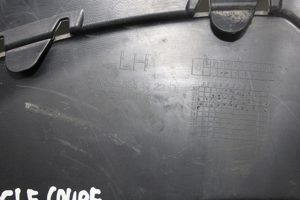 фото №15, Mercedes gle coupe нижня захист спойлер-накладка бампера перед ліва