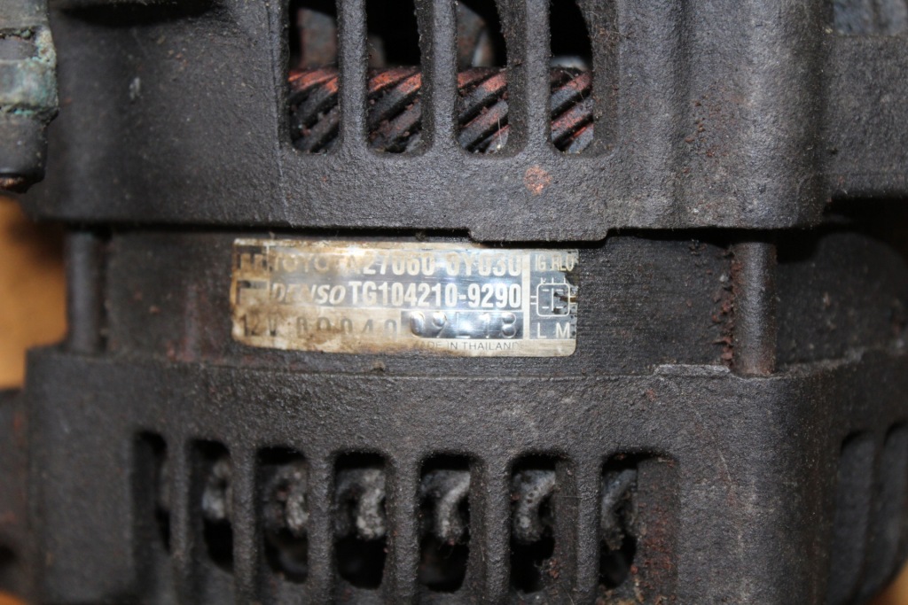 фото №4, Генератор yaris ii auris 1.3 1.33