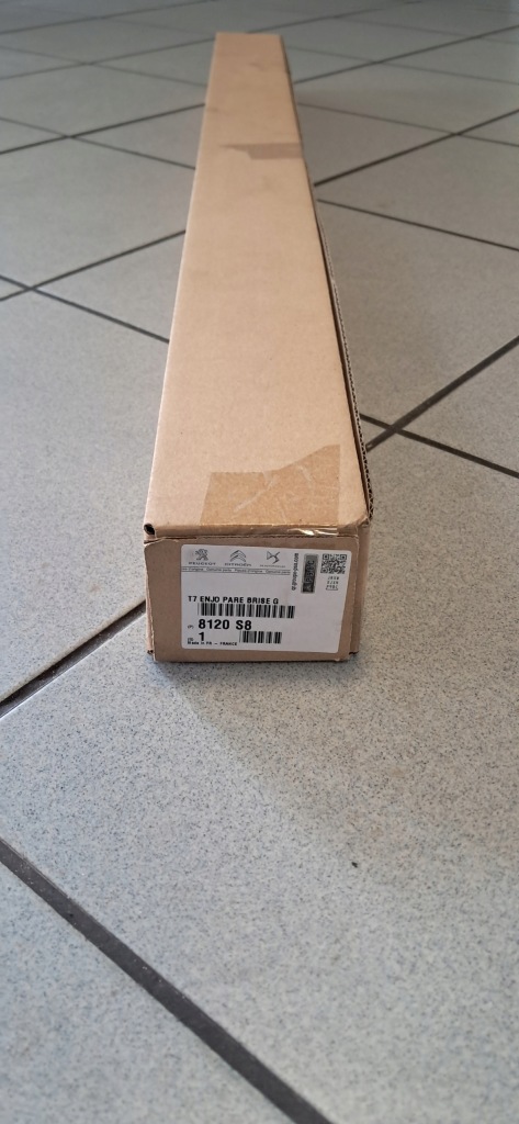 фото №1, Ліва молдинг декоративна скло передньої peugeot оригінальний номер 8120s9