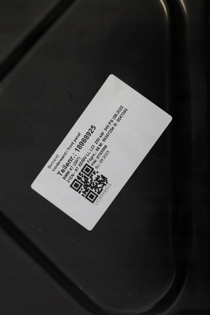 фото №11, Перед bmw x7 g07 lci lift капот бампер m-pakiet крила лампа pas x1b