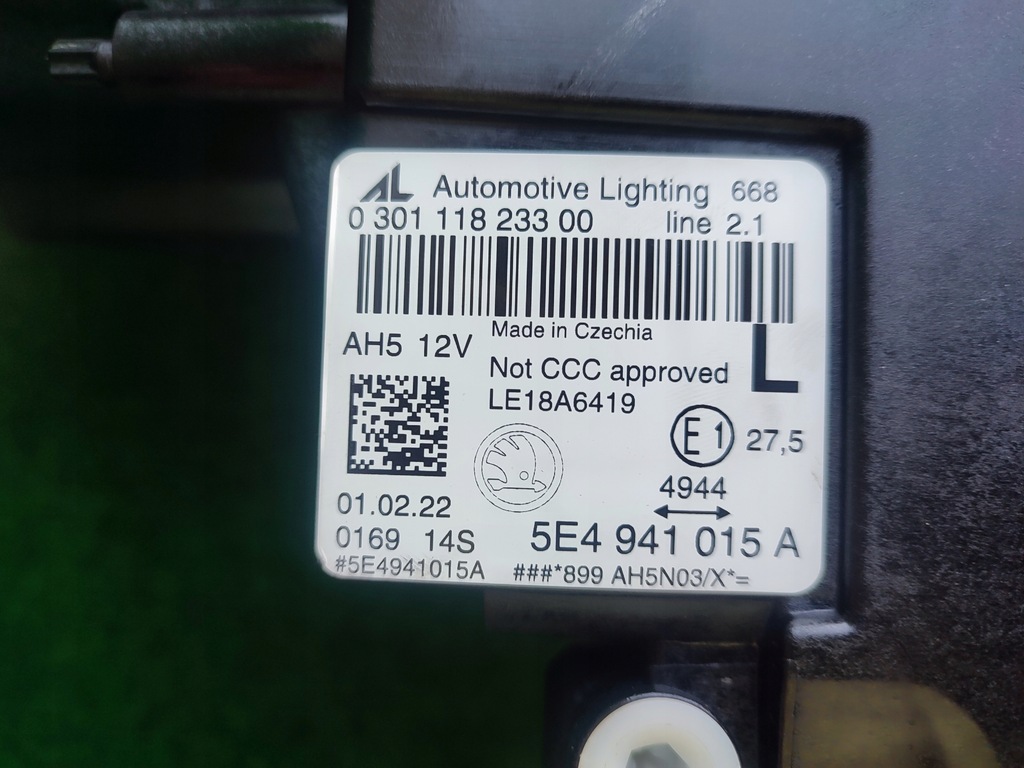 фото №7, Skoda octavia iv лампа перед ліва 5e4941015a full led ідеальний стан комплектна