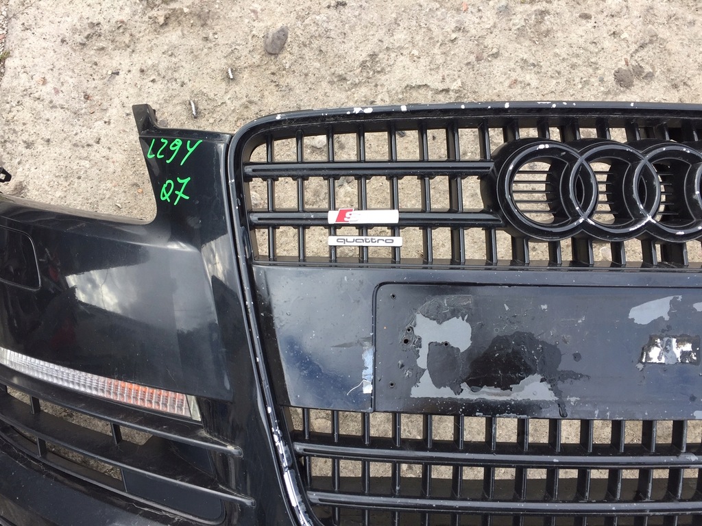 фото №8, Audi q7 4l lz9y бампер перед передній решітка радіатора решітка радіатора