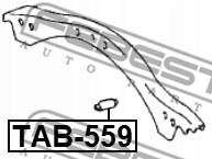 фото №3, Febest tab-559 підшипниковий вузол, важіль