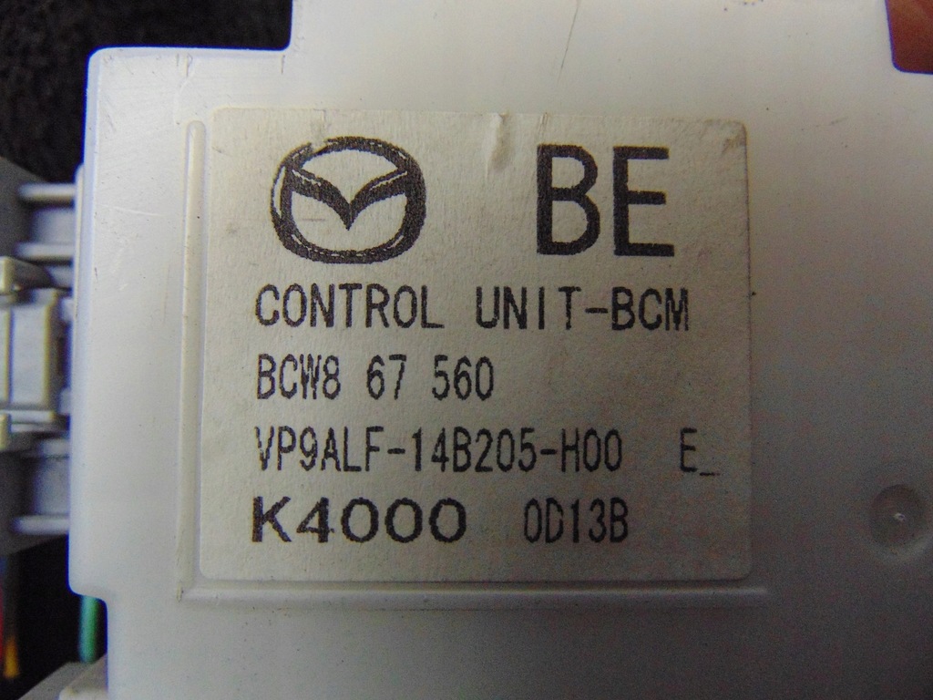 фото №7, Модуль комфорта mazda 3 bl 1.6 citd bcw867560