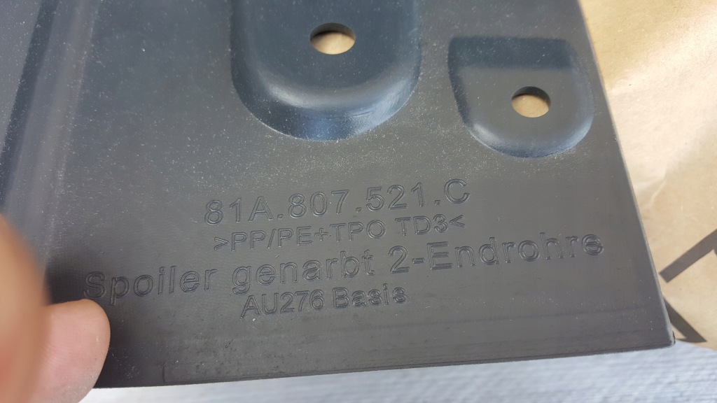 фото №12, Накладка бампера задня audi q2 81a807521c nowa