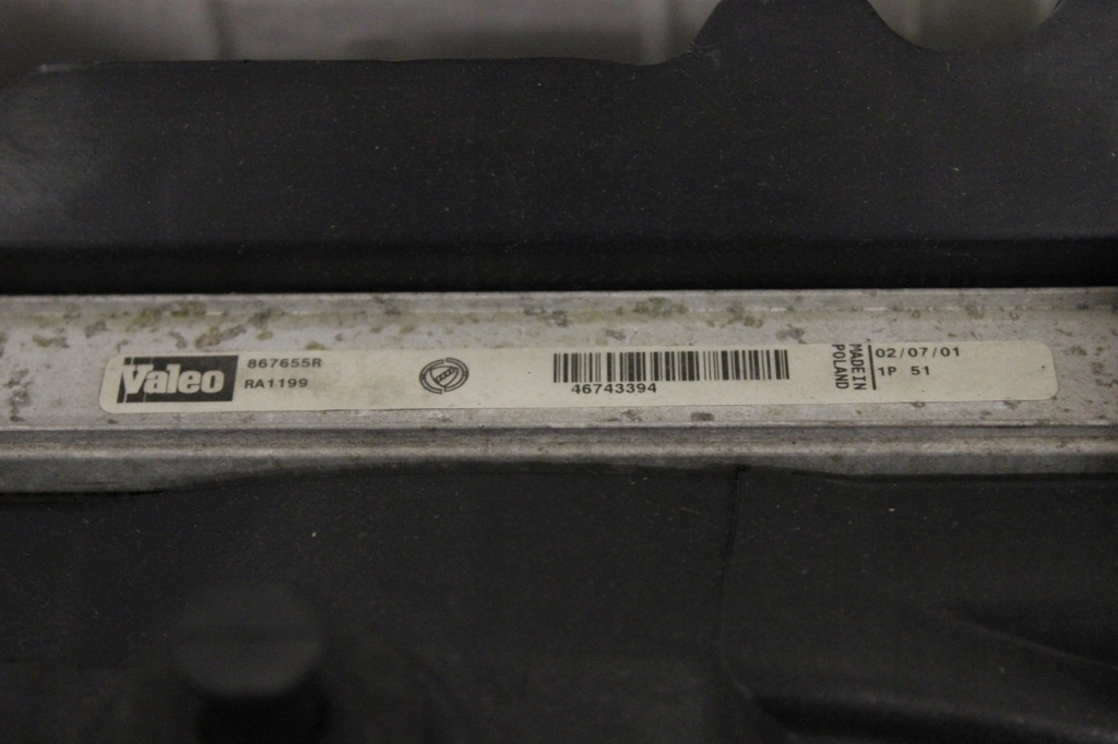 фото №8, Комплект радиатор вентилятор alfa romeo 147 1.6 b 5020068 46743394