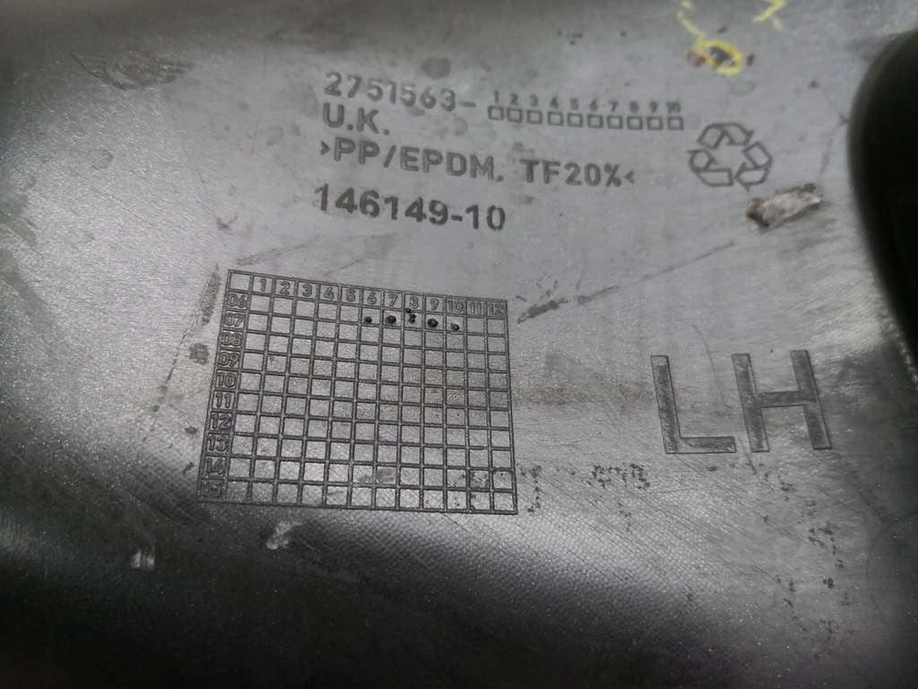 фото №5, Молдинг бампера mini cooper r55 r56 s 06- ліва