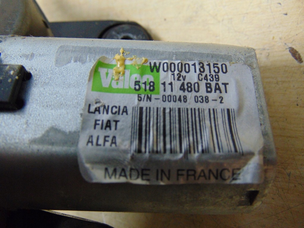 фото №9, Двигун двірники задня opel combo d fiat doblo ii 51811480