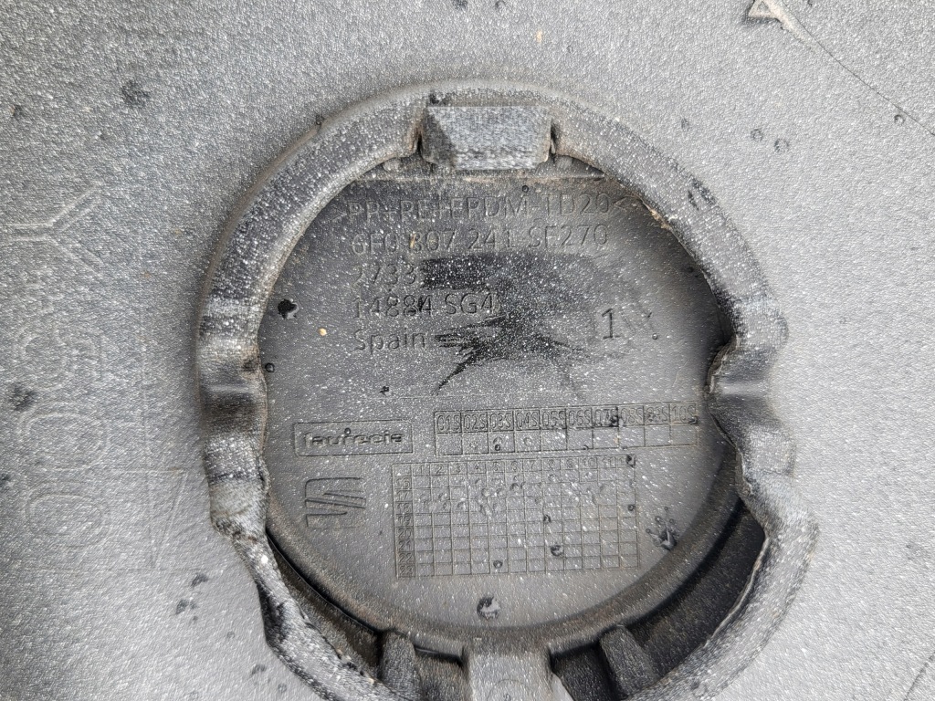 фото №14, Бампер передній перед seat ibiza 5 v 6f білий оригінальний номер