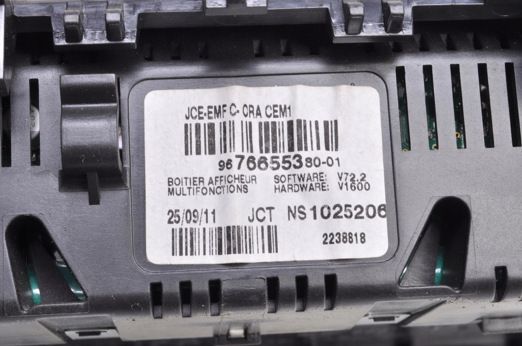 фото №10, Peugeot rcz дисплей радио часы 9676655380 14210477