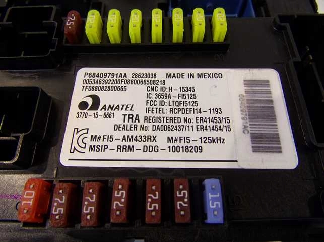 Jeep compass 2 1.6 mtj 17- бортовий комп'ютер замок запалювання bsi 0281035168 в Україні