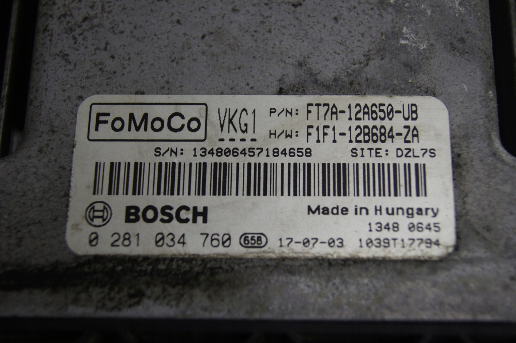 фото №4, Блок керування двигуна 1.5 transit courier