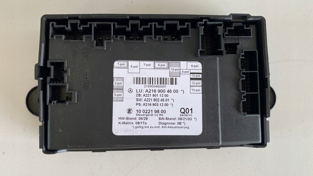 Купити Модуль блок керування двері mercedes cl w216 2169004600