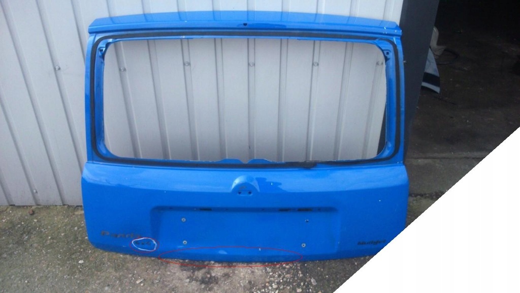 фото №1, Fiat panda ii 03- крышка багажника задняя