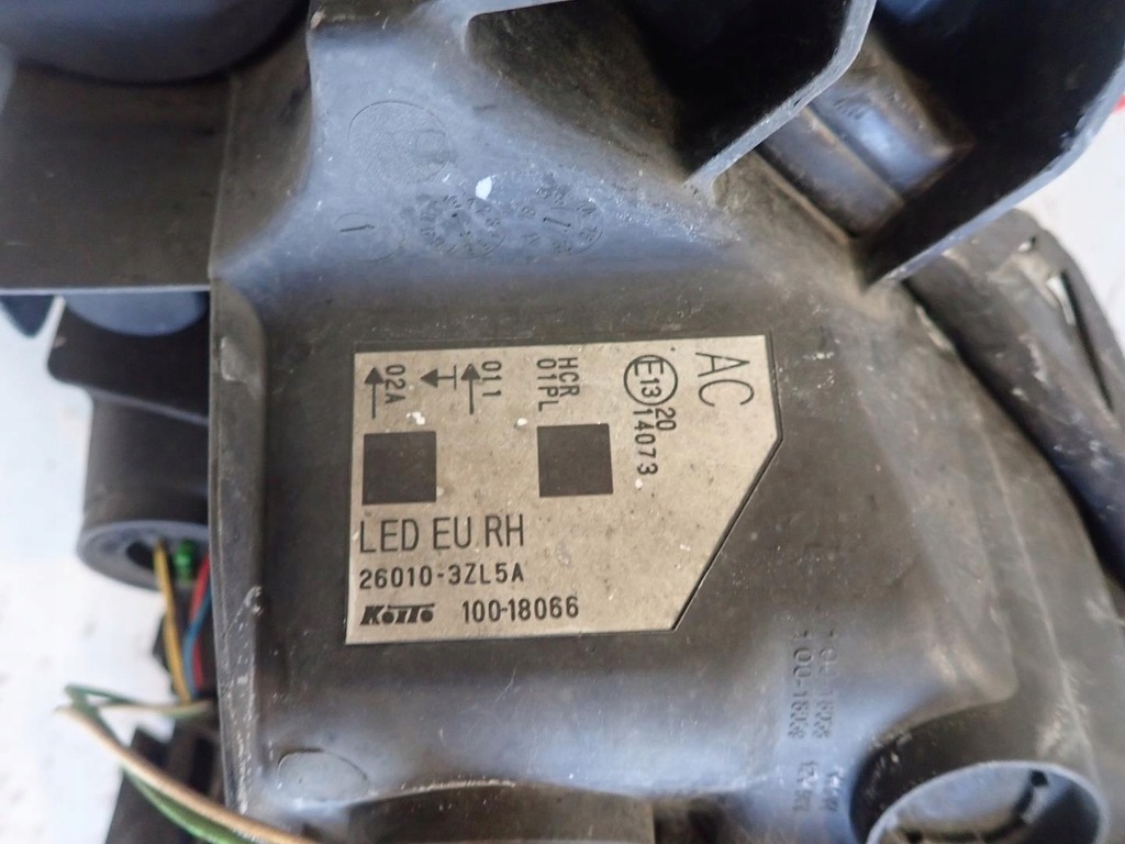 фото №6, Лампа перед передняя правая nissan pulsar full led 2014-