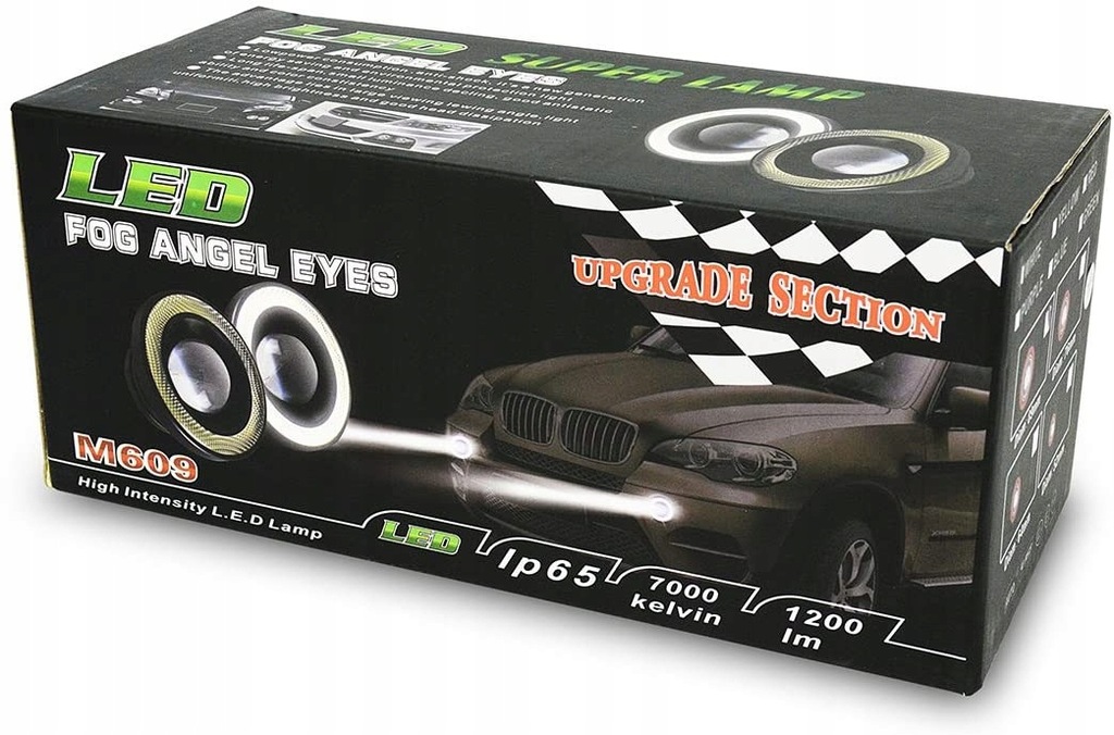 фото №14, Свет движение dziennej drl angel eye белый 89mm