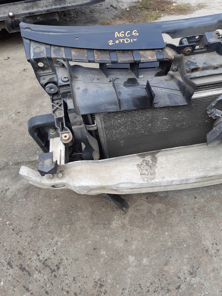 фото №13, Audi a6 c6 2.0 tdi pas передній вентилятор радіатор комплект