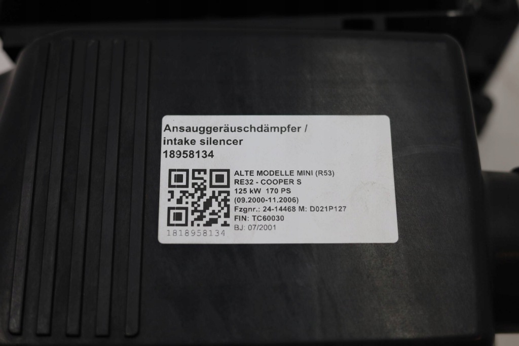 Корпус фильтра воздуха mini r53 s r53s 1491740 Доставка
