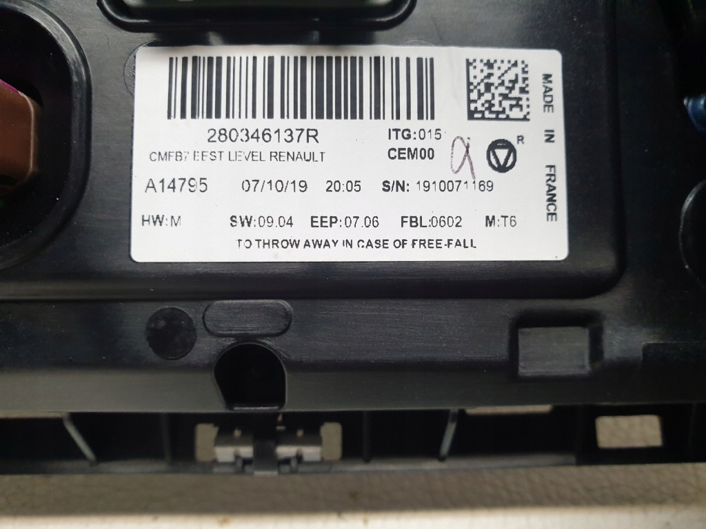 фото №10, Renault clio v 5 19-23 екран дисплей радіо навігація 280346137r