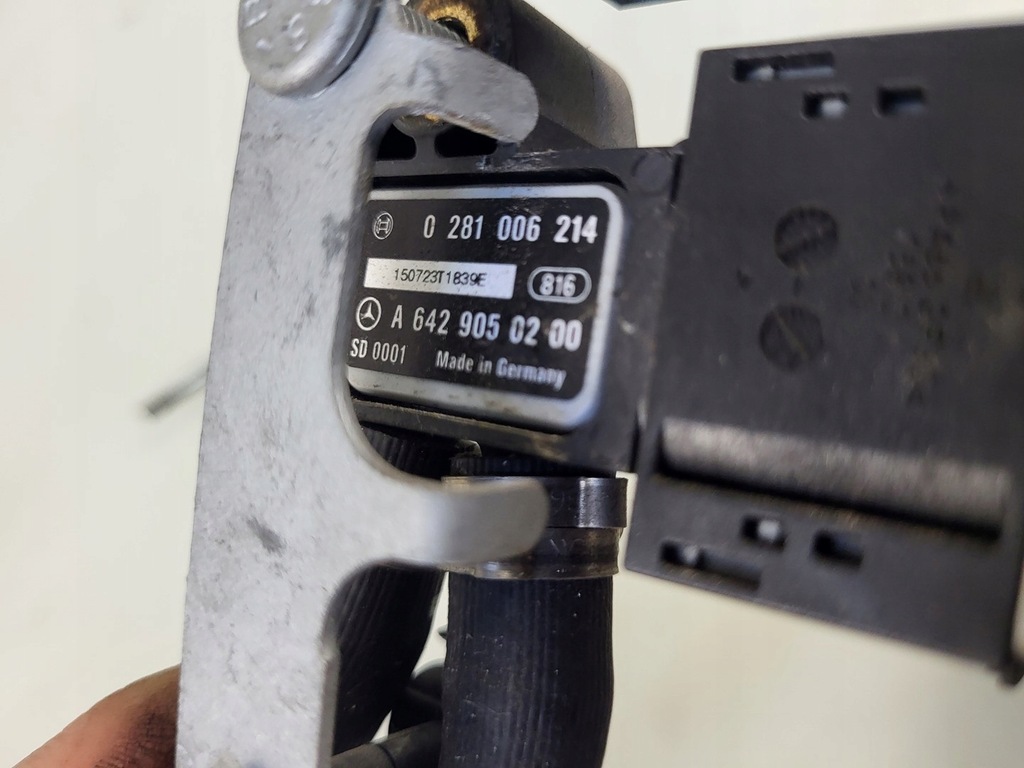 фото №9, Mercedes cla c117 w117 x117 2.2 cdi датчик тиску вихлопних газів датчики труби