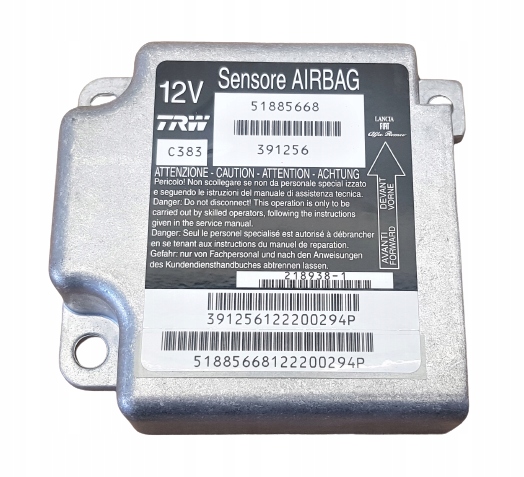 фото №1, Fiat panda блок управління подушка безпеки 51885668 оригінал