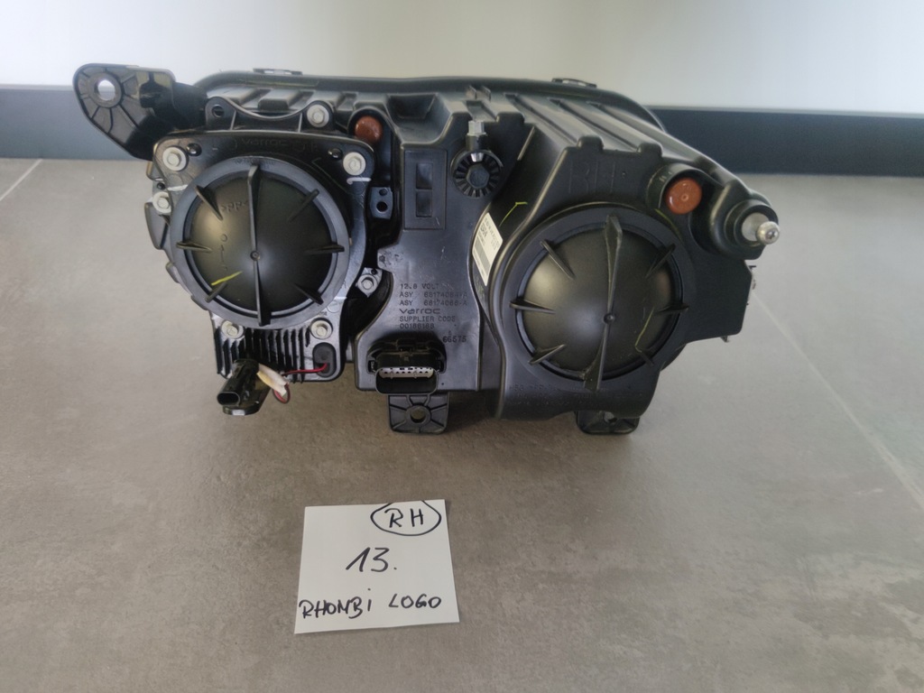 фото №10, Dodge challenger лампа ксенон з logo rhombi 2018+