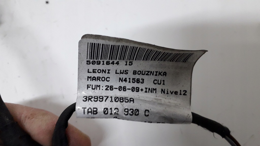 фото №7, Електропроводка pdc seat оригінальний номер 3r9971085a