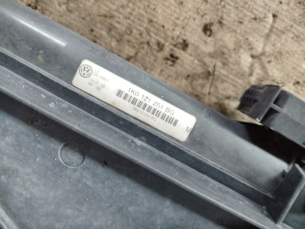 фото №7, Радіатор вентилятор seat altea 2009 1k0121205n 1k0121251bq