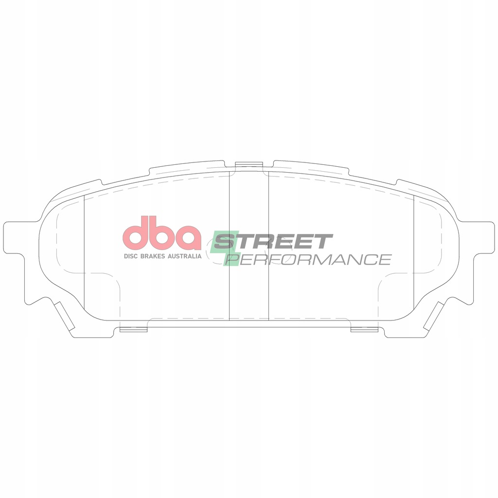 фото №1, Тормозные колодки задняя dba street subaru impreza ii | forester ii db1672sp