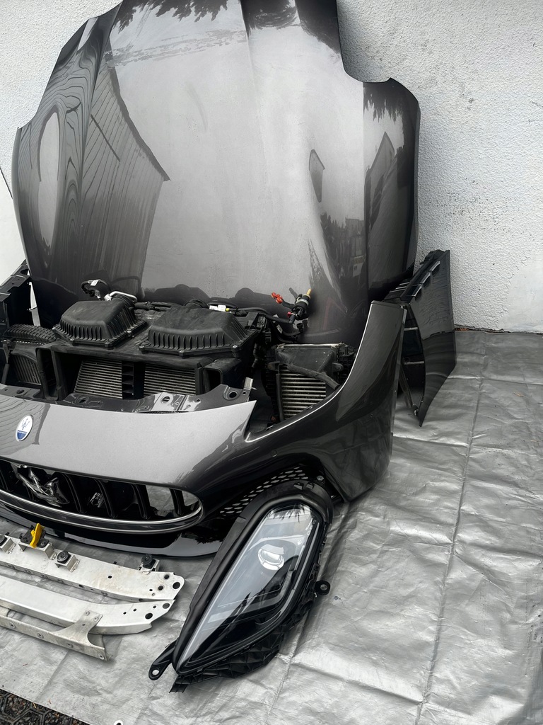 фото №7, Maserati granturismo m189 бампер капот лампы перед kompletny 2022-