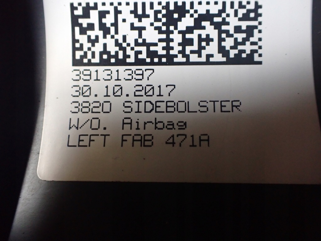 фото №11, Уголок сиденье opel insignia b 39131397 6023