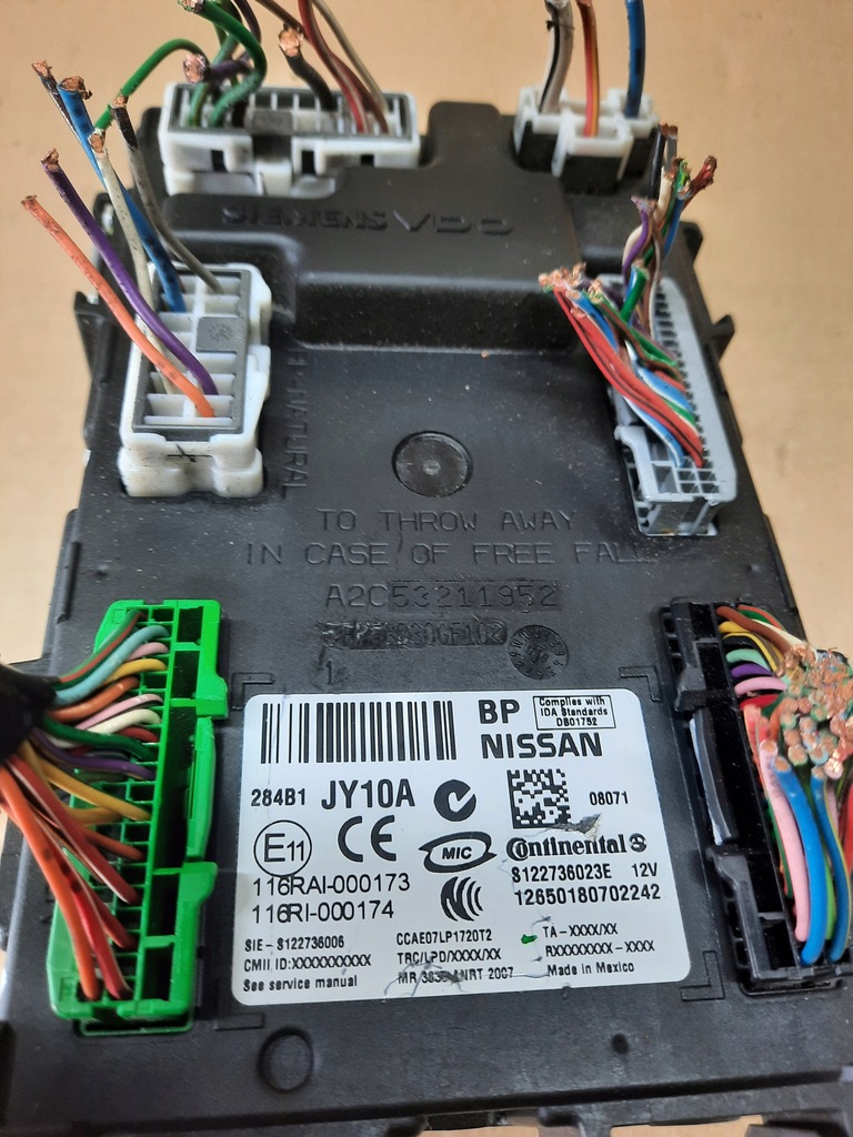 фото №3, Модуль bsm renault koleos i 284b1 jy10a