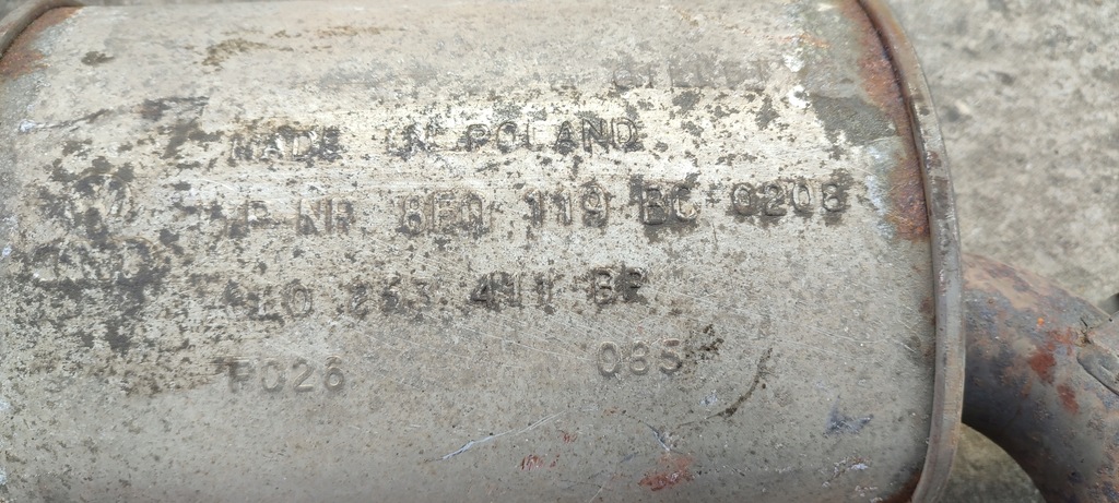 фото №10, Гаситель выхлоп конечный audi a4 b7 8e0253411bp