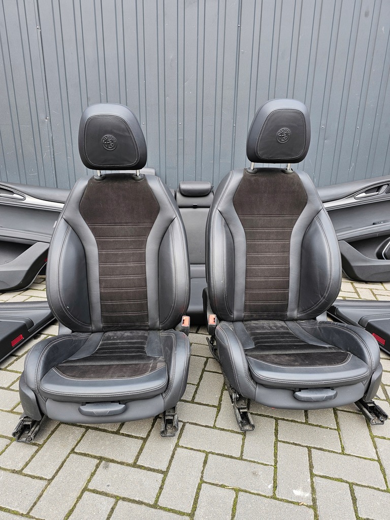 фото №10, Alfa romeo stelvio qv сидіння сидіння сидіння заднє сидіння обшивки середина