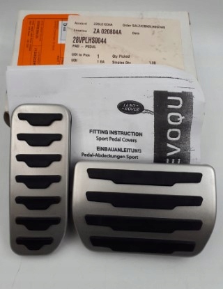 фото №1, Накладки na педали range rover evoque land rover discovery sport vplhs0044