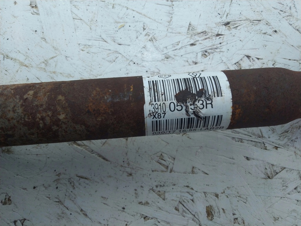 фото №2, Приводной вал правая renault captur 1.5 dci 391005153r