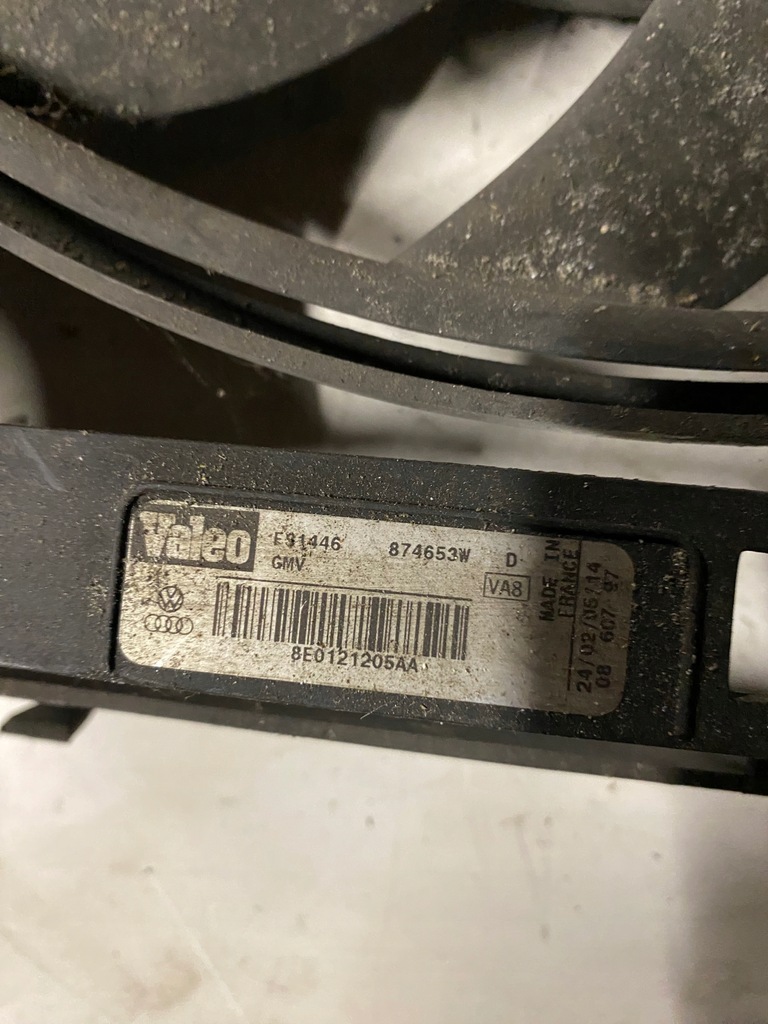 фото №4, Вентилятор радіатор 8e0121205aa audi a4 b7