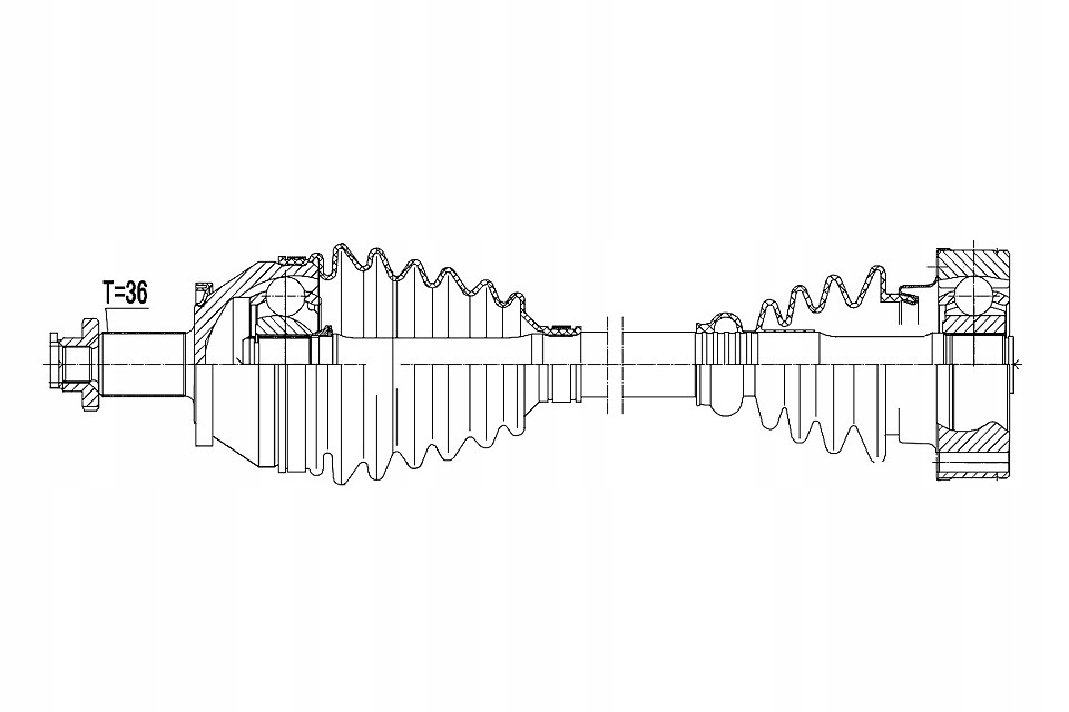 фото №2, Привідний вал привідна ліва skoda roomster 1.2tdi 10-15