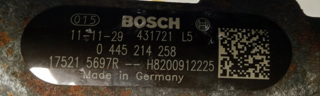 фото №3, Bosch труба распределителя топлива opel movano b vivaro a renault master