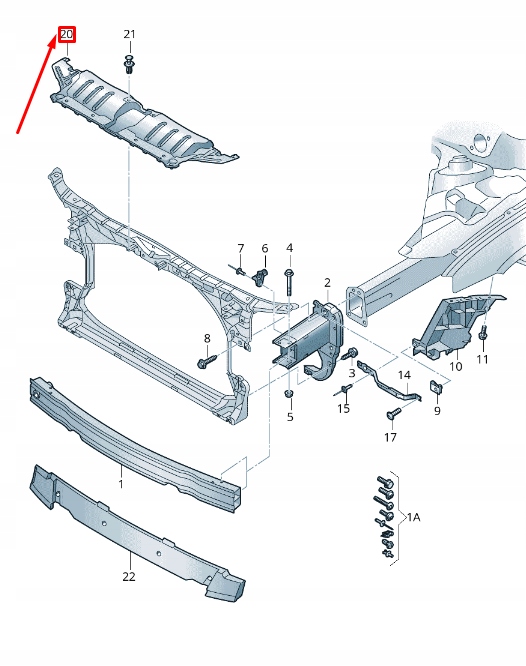фото №1, Audi rs7 sportback 4g передня частина радіатор support access cover 4g8807081d