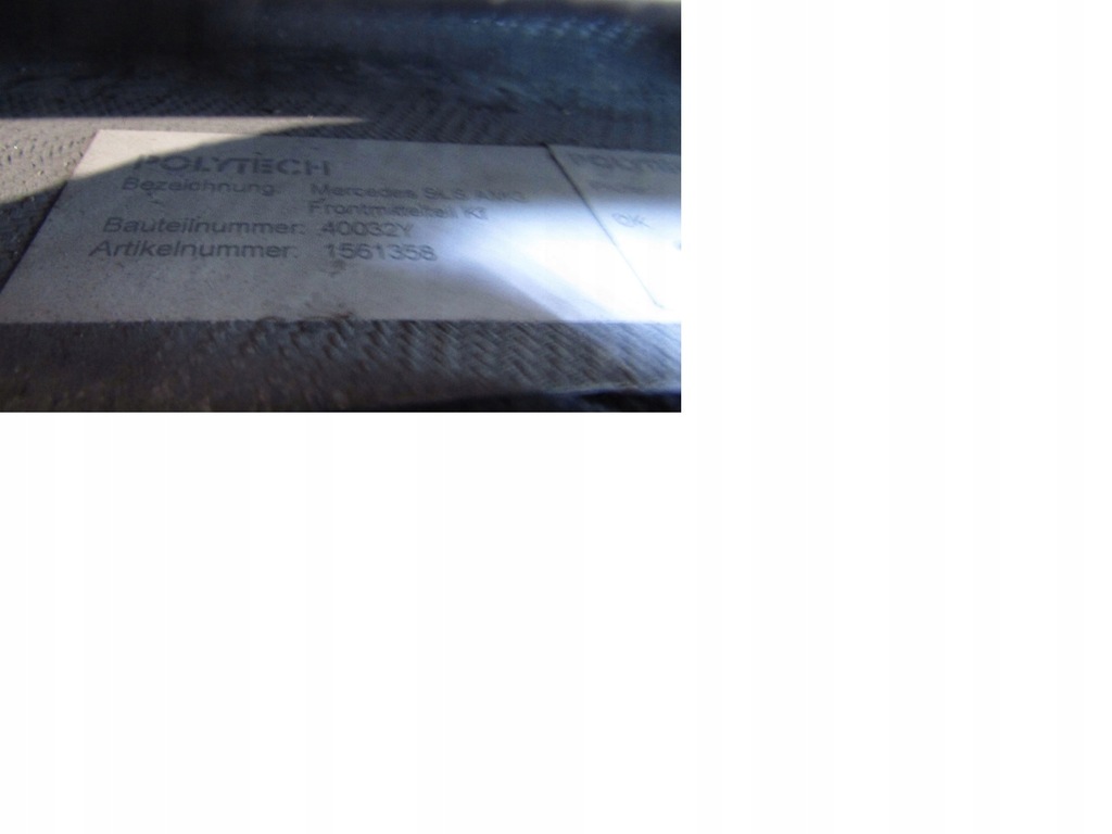 фото №7, Карбон спойлер бампера mercedes sls w197 amg