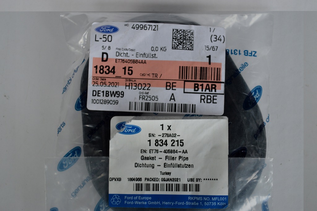 фото №5, Прокладка заливної пального ford transit courier