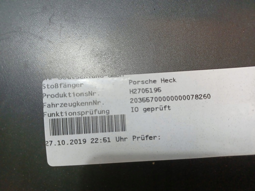 фото №11, Бампер задняя porsche 992