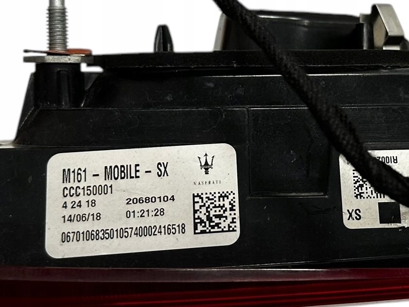 фото №11, Maserati levante ліва задня лампа lh 670106831 670106835